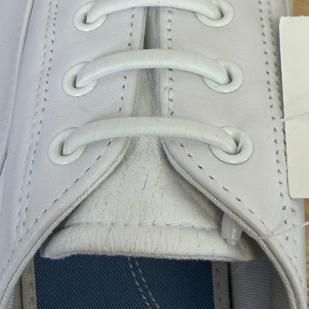 Keds Preppy Slip On Leather Sneakers Women Size 10 Minimalist Tennis Clean Girl